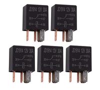 Ehdis 5 Pcs Car Relay 12V 30 AMP 5 Pin, SPDT Multi-Purpose Relay Heavy Duty Standard Relay Kit