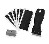 EHDIS 72 Pcs Hair Extension Tapes with Scraper for Remove Tapes and 10pcs blade, Double Sided Hair Tape for Hair Extensions Lace Wig Hairpiece Toupee Hair Weft, 4 x 0.8 cm