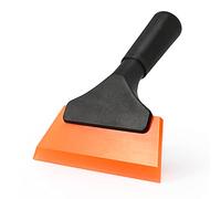 Ehdis Rubber Small Squeegee, Squeegee Blades, Window Squeegee, Shower Squeegee for Car, Window, Shower, Door, Glass - 5 inch, Orange