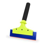 EHDIS Window Squeegee with Non-slip Handle, 8 inch, Double Side with Different Hardness, for Car Windshield, Window, Mirror, Glass Door, Ice Snow Removal Scraper Tool