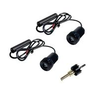 EHDXGGEK 2pcs 3D Solid Ghost Shadow Projector Z Logo LED Lights Door Step Light Compatible With Nissan Fairlady Z34 Welcome