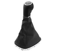 EHDXGGEK 5 Speed Gear Shift Knob Gaitor Boot Manual PU Leather & Plastic Compatible with Opel Vauxhall Corsa D S07 E X15