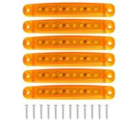 EHDXGGEK 6pcs 12V Side Marker Lights LED Lamps Front Rear Light Position Indicator Compatible With Trailer Truck Caravan Camper Van Lorry Bus Tractor