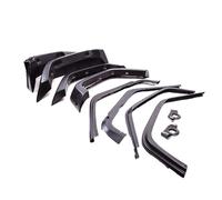 EHDXGGEK Car Fender Flares Arch Wheel Eyebrow Compatible With wrangler JK Protector Mudguard Guard