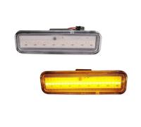 EHDXGGEK Car Front/Rear Fender Side Marker Lights Compatible With Chevrolet El Camino/Malibu & GMC Caballero 1978-1987 T10 12V(Crystal Blue)