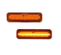 EHDXGGEK Car Front/Rear Fender Side Marker Lights Compatible With Chevrolet El Camino/Malibu & GMC Caballero 1978-1987 T10 12V(DEEP BLUE)