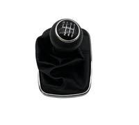 EHDXGGEK Car Gear Shift Knob Lever Gaiter Boot Chrome 12/23mm 5/6 Speed Compatible with VW (GOLF4,Bora 98-04) 1998-2004 Accessories(6 Speed 23mm)