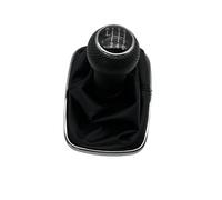EHDXGGEK Car Gear Shift Knob Lever Gaiter Boot Chrome 12/23mm 5/6 Speed Compatible with VW (GOLF4,Bora 98-04) 1998-2004 Accessories(6 Speed 12mm)