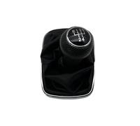 EHDXGGEK Car Gear Shift Knob Lever Gaiter Boot Chrome 12/23mm 5/6 Speed Compatible with VW (GOLF4,Bora 98-04) 1998-2004 Accessories(5 Speed 23mm)