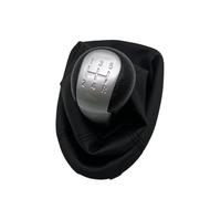 EHDXGGEK Car Manual 5 Speed Gear Shift Knob with Boot Shifter Lever Compatible with Chevrolet/Holden Barina Spark (M300) 2011-2016 Accessories(Matte Silver)