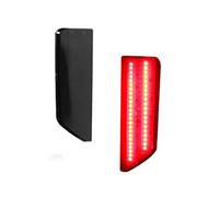 EHDXGGEK Compatible With 2016 2017 GMC Terrain Red LED Rear Bumper Reflector Lights Tail Brake Fog(Smoked Lens)