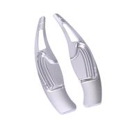 EHDXGGEK Compatible with Honda Civic 9th 2012-2014 CR-V CRV 2016 2017 Aluminum Alloy Car Steering Wheel Shift Paddles Shifter Extension(Silver)