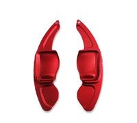 EHDXGGEK Compatible with Skoda Octavia A7 MK3 5E RS VRS Superb B8 Scala Karoq Kodiaq Car Steering Wheel Shift Paddle Extend Shifters Sticker DSG Gear(Red)