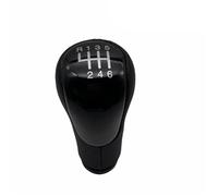 EHDXGGEK Gear Shift Knob Leather Shifter Gaiter Boot Cover Case Compatible with Ford Fiesta Fusion Transit Connect 2002 2003 2004 2005 2006 2007 2008(6 Speed Black)