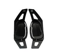 EHDXGGEK Paddle Blade Compatible with Audi RS A5 S3 S5 S6 SQ5 RS3 RS6 RS7 2015-2017 Car Steering Wheel Extension Shifters Shift Sticker 2PCS(Black)