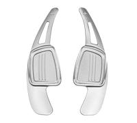 EHDXGGEK Steering Wheel Shift Paddle Shifter Compatible with Audi A3 / S3 Facelift A5 S5 2017 A4 B9 Q7 2016-2017 TT TTS Extension Gearbox(Silver)