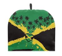 Eheartsgir Jamaican Flag Palm Tree Insulated Tea Pot Dust Cover Cotton with Extra Thick Wadding Teapot Cozy Breakfast Warmer Tea Kettle Quilt for Home Kitchen Table Hotel Tea Party Restaurant