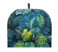 Eheartsgir Tropical Leaf Green Tea Cosy Kitchen Home Decorative Insulated Tea Pot Cover Stain Resistant Breakfast Warmer Teapot Cozy Fit 1 to 6 Cup for Home Kitchen Table Decor