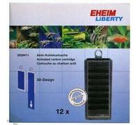 EHEIM 2628411 LIBERTY FILTER CARBON CARTRIDGE 12 PACK. LIBERTY 75, 130, 200.