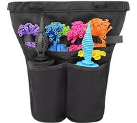 EHERDM Multi-pocket Balloon Organizer Bag Portable Workbag Multifunctional Balloon Tool for Clown Balloon Entertainer Balloon, BLACK, S
