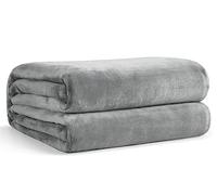 EHEYCIGA Double Fleece Throw Blanket for Sofa 150x200cm, Grey