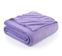 EHEYCIGA Double Fleece Throw Blanket for Sofa 150x200cm, Light Purple | Soft Fluffy Blanket for Bed, Warm Large Throws for Adults, Fit All Season