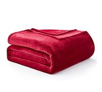 EHEYCIGA Double Fleece Throw Blanket for Sofa 150x200cm, Red