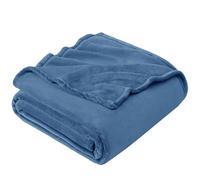EHEYCIGA Fleece Blanket Throws for Sofas Fluffy Warm Soft Blanket for Bed Settees Armchairs, Fit All Season, Mineral Blue, 130x165cm