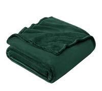 EHEYCIGA Single Fleece Throw Blanket for Sofa 130x165cm, Dark Green
