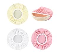 EHFOGJ 3 Fermentation Bowl Lids, Elastic Dust Cover, Dough Awakening Cover, Baking Bread Accessories, Reusable Cover.