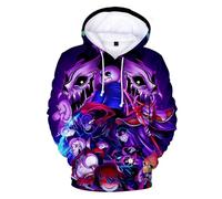 EHGEUYL Undertale Anime Game Sans Cosplay Hoodie Long Sleeve Sweatshirts for boys girls (H,150)