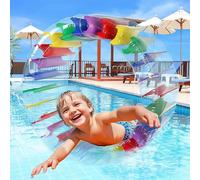 EHIOG 120cm Inflatable Pool Toys Colorful Swimming Float Set for Summer Beach and Pool Parties