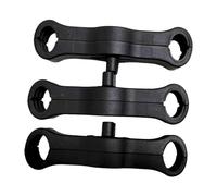 EHJRE 3 Pieces Stroller Connectors Quick Baby Stroller Twin Connectors for Outdoor