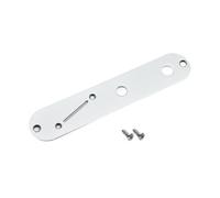 EHJRE 32mm Steel Control Plate Electric Guitar Replacement Part Professional String Instrument Parts for Live Performance Guitarist, Silver