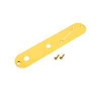 EHJRE 32mm Steel Control Plate Electric Guitar Replacement Part Professional String Instrument Parts for Live Performance Guitarist, Gold