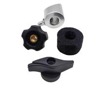 EHJRE 4x Drum Cymbal Clamp Set Electronic Drum Accessories Cymbals Mount Kit