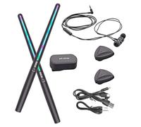 EHJRE Air Drum Set for Electric Performance with Lightweight Sticks and Converter, with pedal