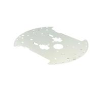 EHJRE Chassis for Intelligent Robot Vehicle, Aluminum Alloy Design, Disc 2WD
