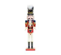 EHJRE Christmas Nutcracker Figure Decor,Christmas Decoration,Party Favors 40cm Wooden Nutcracker for Party Festival Home Decor