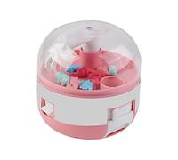 EHJRE Claw Toy Grabber Mini Machine 8 Tiny Stuffed Prizes Miniature Candy Machine Toys for Birthday Parties, Pink