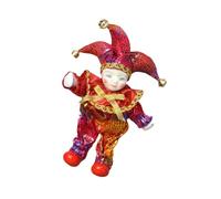 EHJRE Clown Doll Birthday 7in Home Decor Halloween Ornament for Party Desktop Home