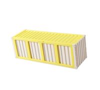 EHJRE Collectible Card Storage Bin with Holder for Children's Day Gifts, Yellow
