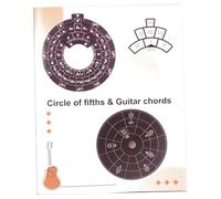 EHJRE Guitar Chord Chart Fretboard Manual Music Tool for Classroom Beginners, Guitar Chord