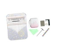 EHJRE Pocket Thumb Piano with 21 Keys And Tune Hammer, Keychain Music Instrument for All Ages, Style B