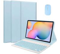 EHLCYS Keyboard Case for Xiaomi Redmi Pad 10.61-inch 2022 Release Tablet, Magnetic Detachable Wireless Bluetooth Keyboard, Ultra-Thin and Lightweight Multi-Angle Stand Case With Mouse,Blue