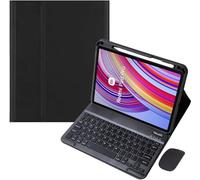 EHLCYS Keyboard Case for Xiaomi Redmi Pad Pro 12.1 inch 2024 Released, Magnetic Detachable Wireless Bluetooth Candy Color Keyboard, Ultra-Thin Multi-Angle Stand Case with Mouse,Black