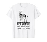 Ehlers Danlos Spoonie Sass Zebra Walk a Mile in My Joints T-Shirt