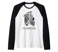 Ehlers-Danlos Syndrome Awareness - It's a Zebra Thing Raglan Baseball Tee
