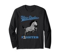 Ehlers Danlos Syndrome Chronic Illness Fighter Zebra Long Sleeve T-Shirt