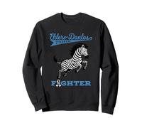 Ehlers Danlos Syndrome Chronic Illness Fighter Zebra Sweatshirt